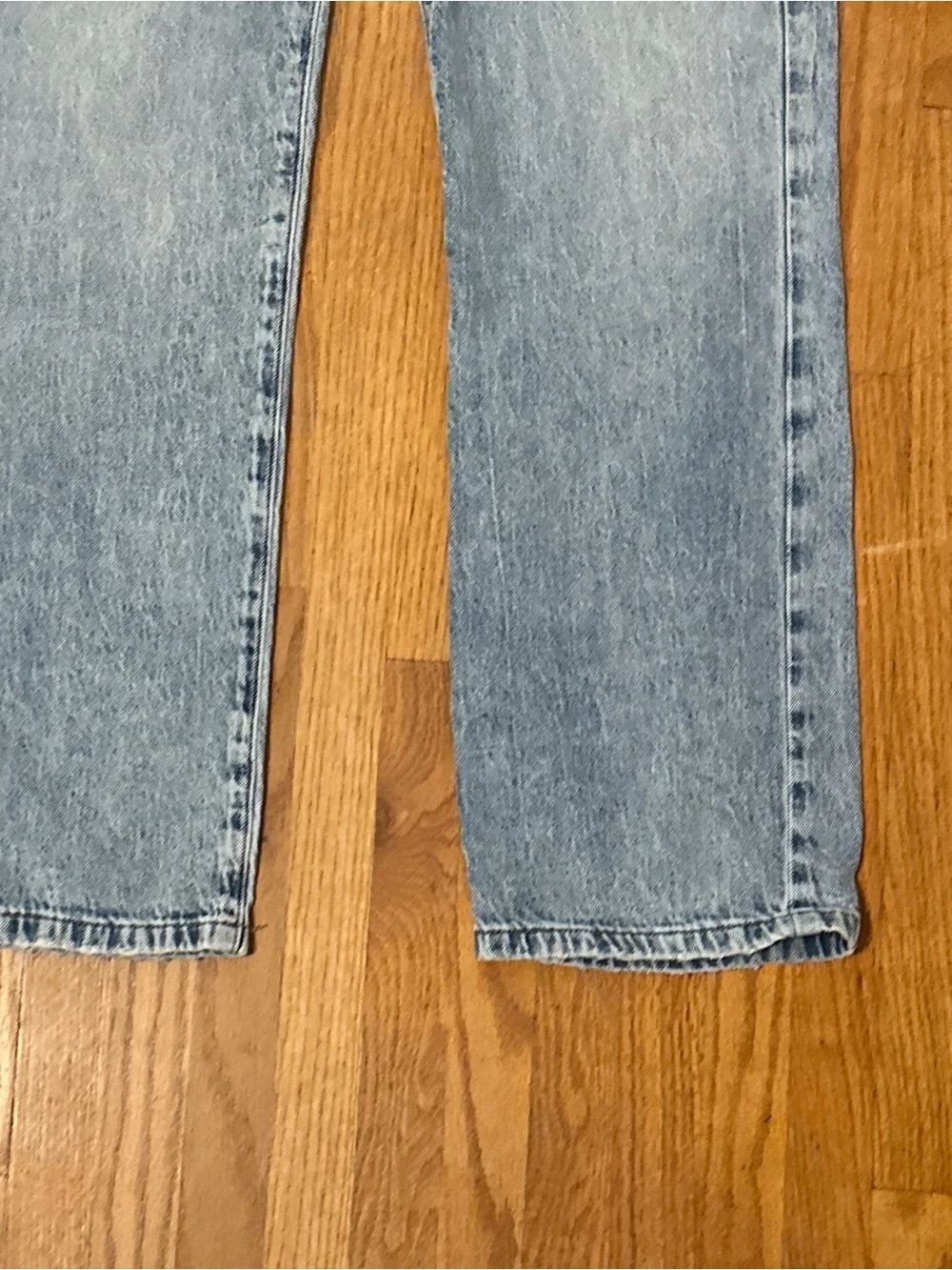 Abercrombie Kids Boys Loose Jeans Size 13/14 Regular Light Wash Adjustable